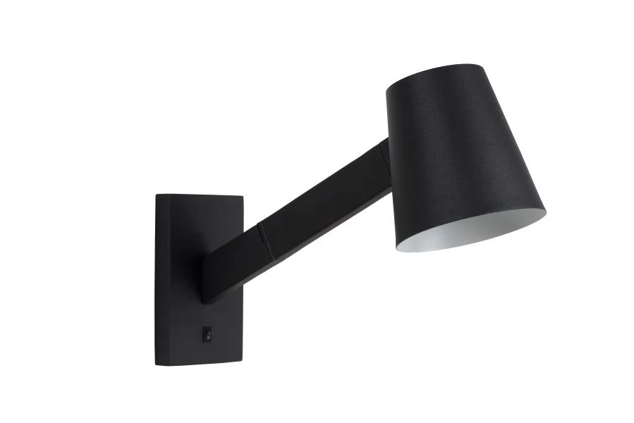 Lucide MIZUKO - Wall light - 1xE14 - Black - turned off